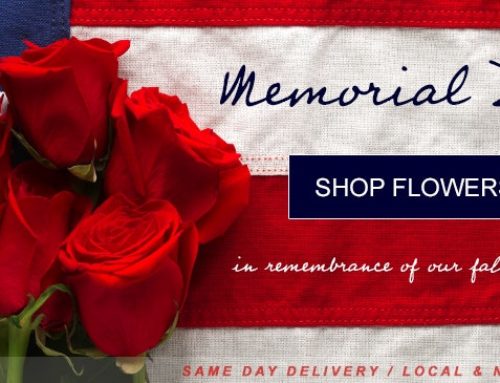 Celebrate Memorial Day with Flowers, Blooming and Green Plants, and More!