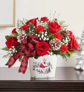 Christmas Flowers, Holiday Bouquet