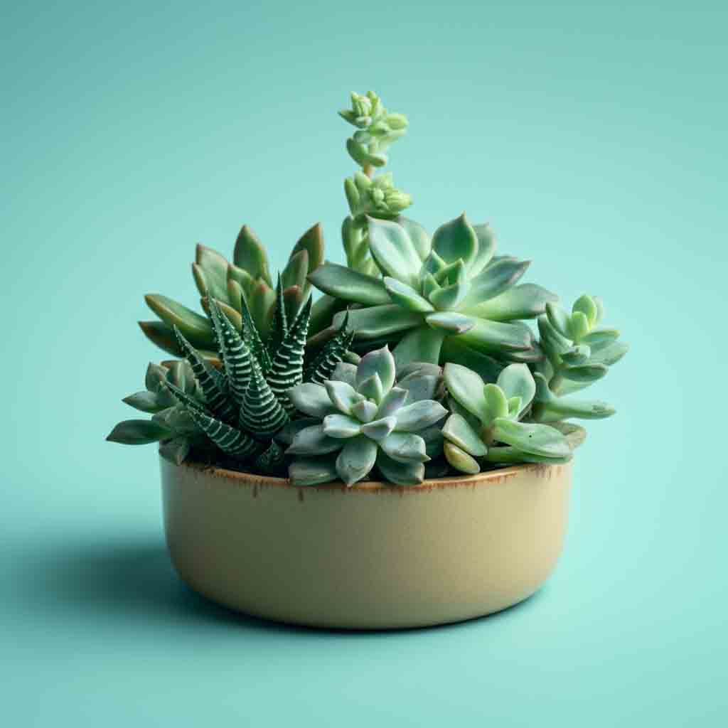 Succulent Garden Dish for Father's Day